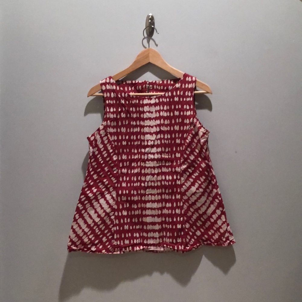 Global Mamas - maroon - sleeveless top